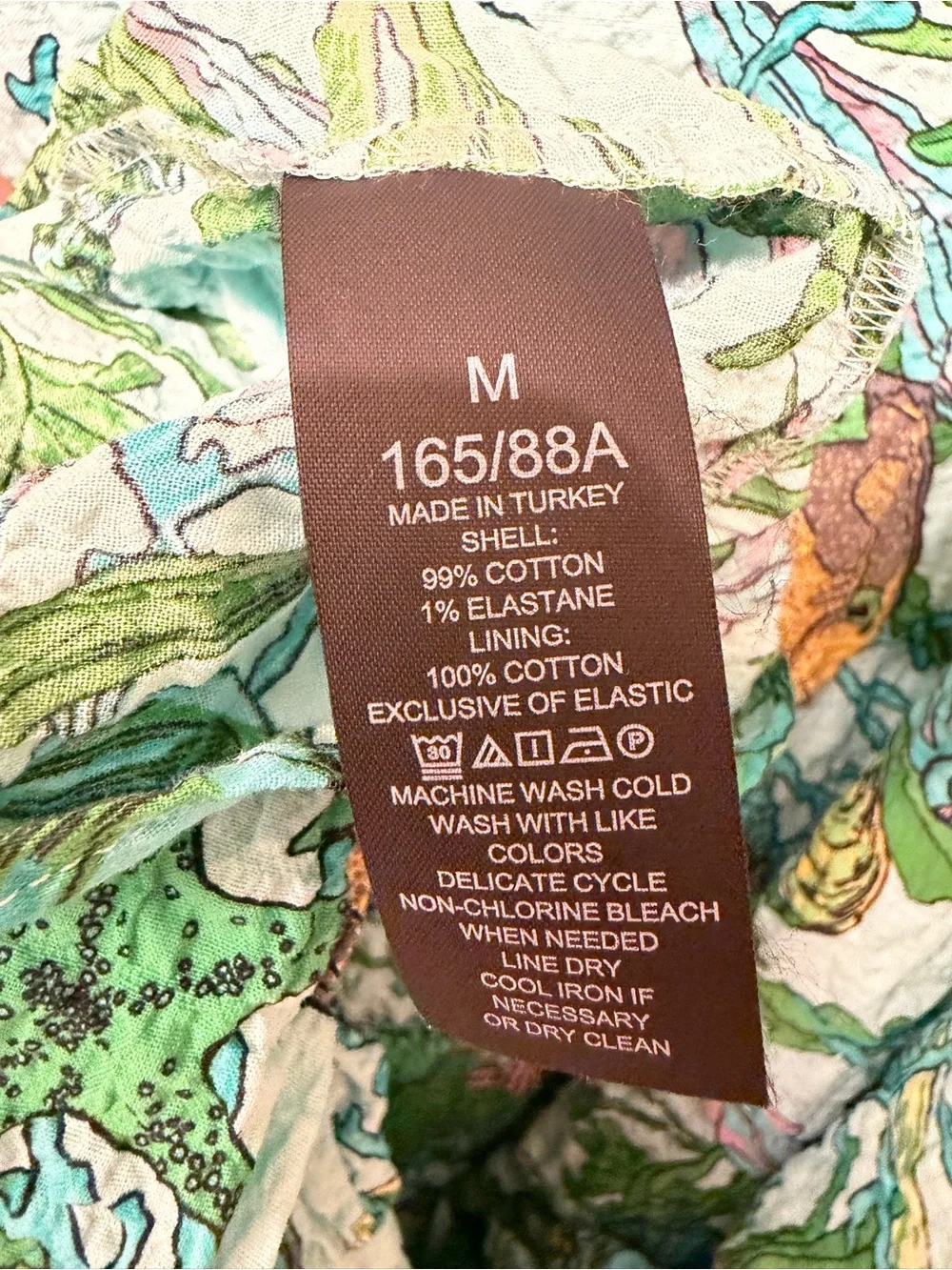 Kate Spade Under the Sea Tie-Strap Cotton Dress w Pockets Size M Medium - Picture 6 of 7